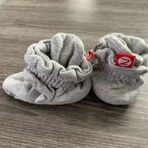 Zutano Cotton Gripper Booties 6 months